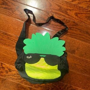 PINK Victoria's Secret Black and Green Pineapple Lunch Bag
